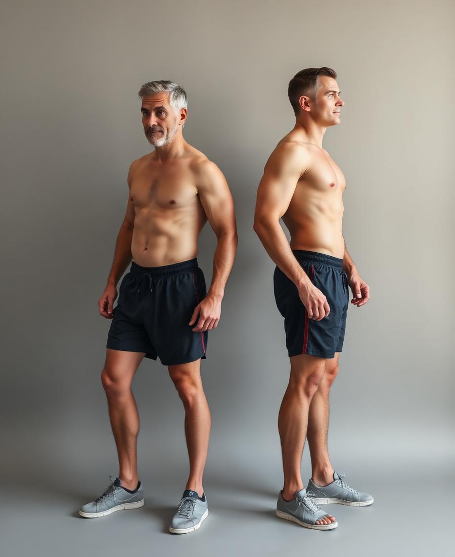 Progress photo — Dan, 44, 9 months of coaching